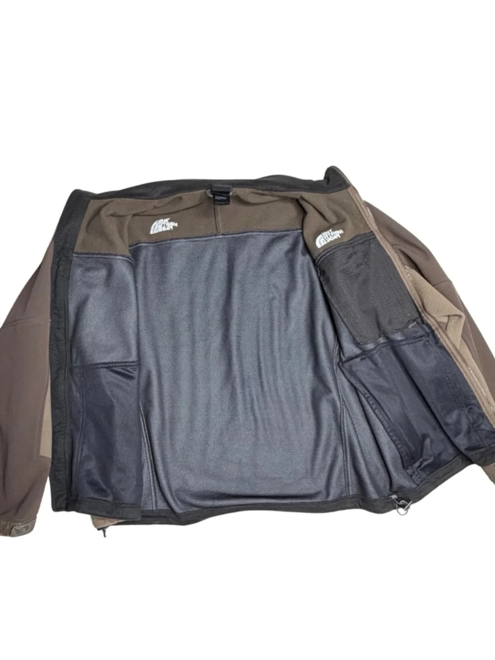 The North Face Windstopper‎ Jacket Mens Large Brown Softshell Full Zip Outdoor